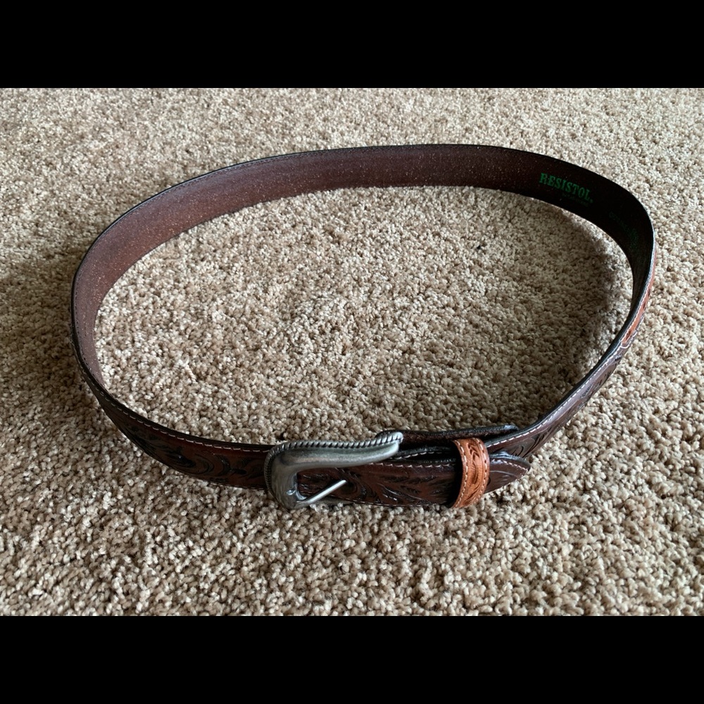 Brown Resistol size 40 belt